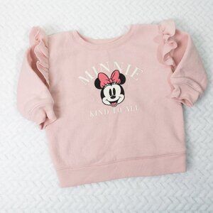 Disney Minnie Mouse Baby Bean “Kind to All” Pink Sweater